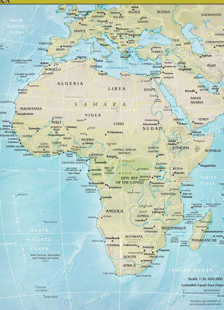 Map Africa