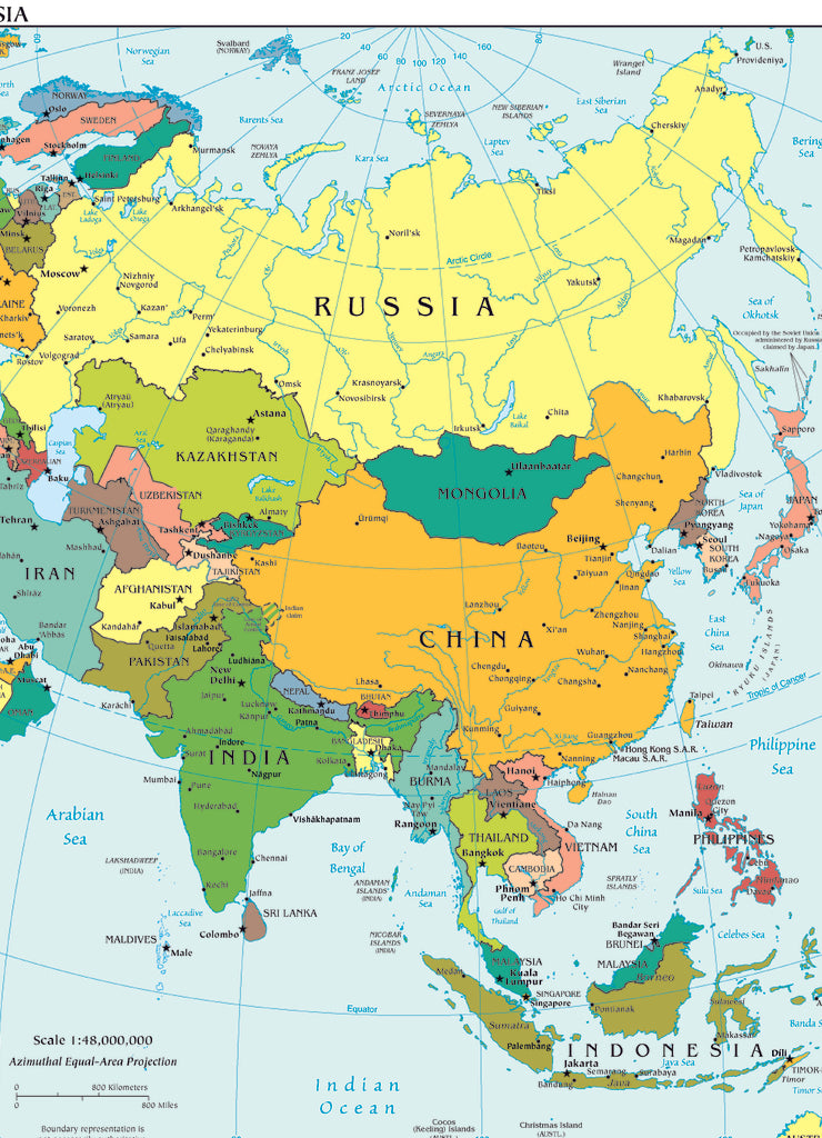 Map Asia