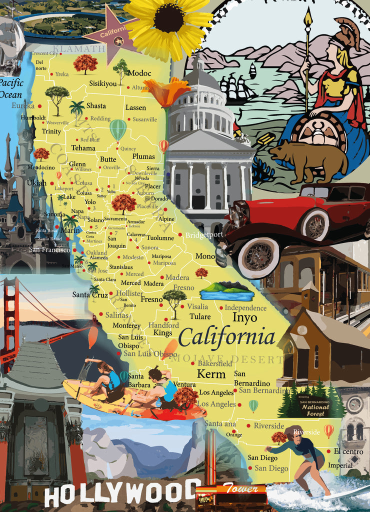 Map California