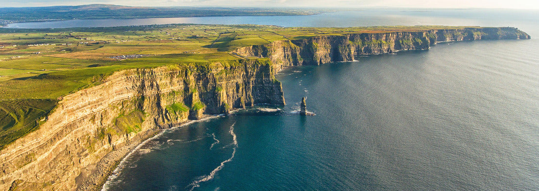 Noah Jigsaw Puzzle Aerial view of the world famous Cliffs of Moher in County Clare, Ireland. Scenic Irish rural landscape nature along the wild Atlantic way, panorama Panorama 1000 Pieces
