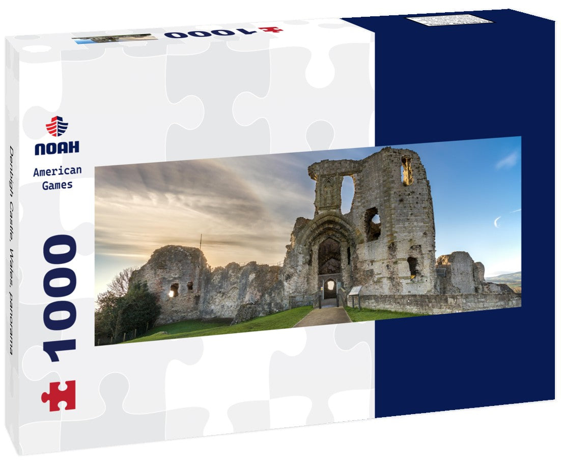 Noah Jigsaw Puzzle Denbigh Castle, Wales, Panorama 1000 Pieces