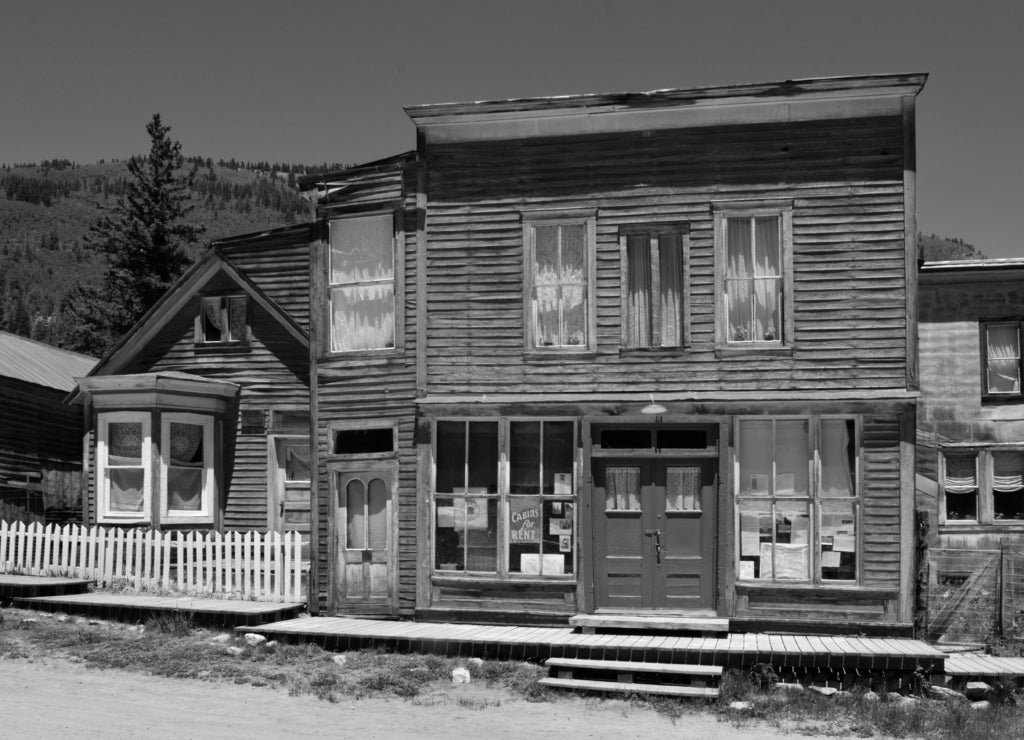 St Elmo Ghost Town. .St. Elmo is a ghost town in Chaffee County, Colorado, United States. Founded in 1880.Nearly 2,000 people settled in this town when mining for gold and silver started in black white