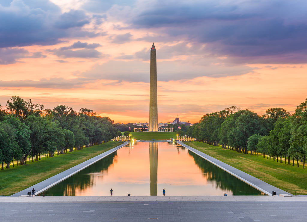 National Wall with Washington Monument, Washington D.C., USA