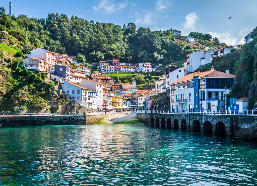 Cudillero, fishing village in Asturias, Spain