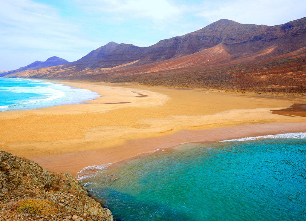 Cofete beach in Fuerteventura, Canary Islands
