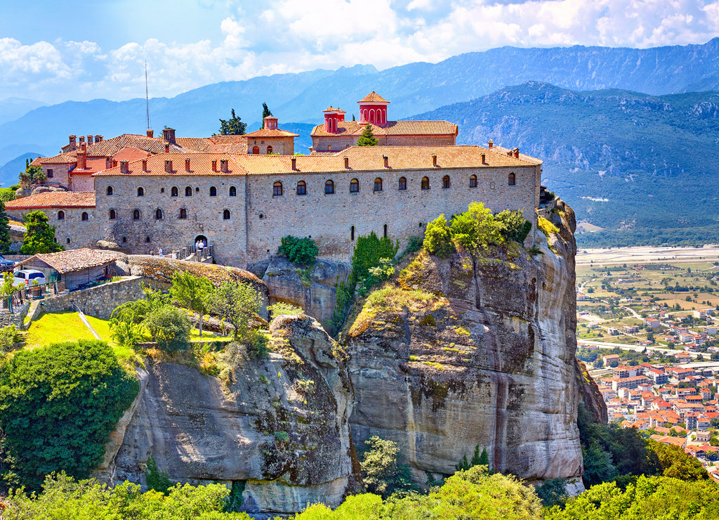 Meteora Monasteries, Greece Kalambaka. UNESCO World Heritage Site