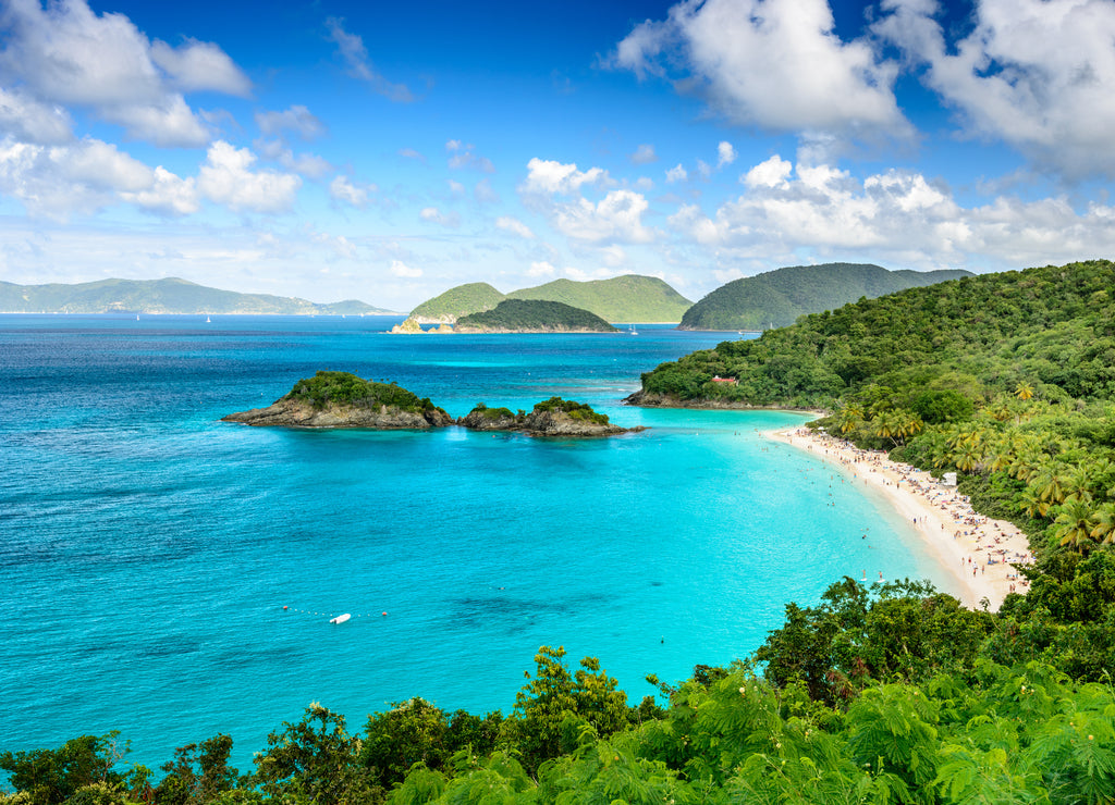 St. John US Virgin Islands at Trunk Bay