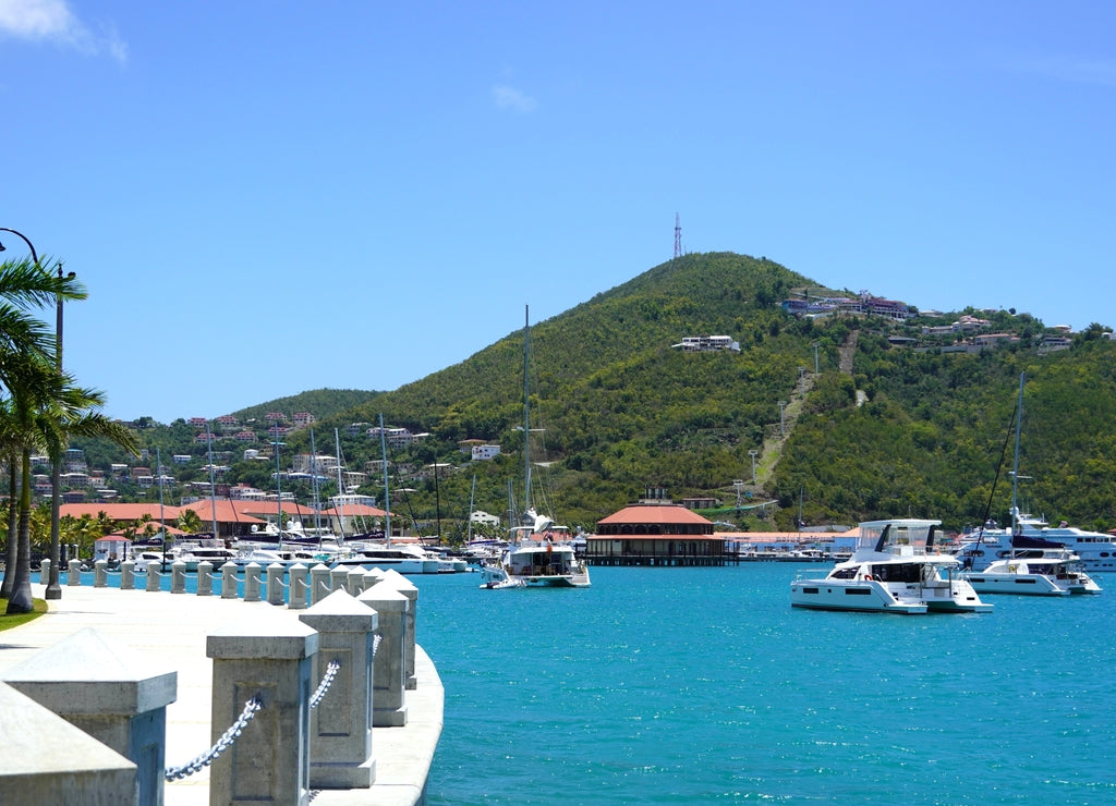 Charlotte Amalie, St Thomas US Virgin Islands waterfront