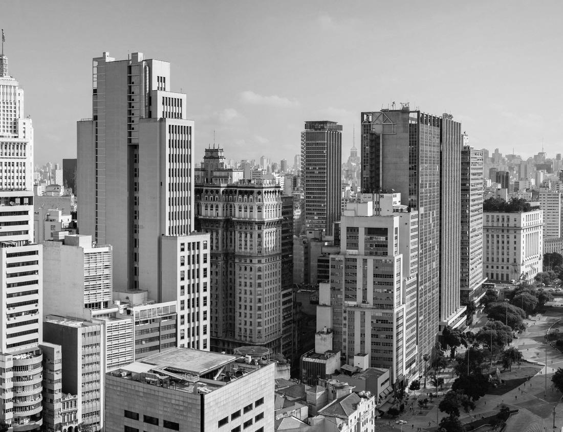 Noah Jigsaw Puzzle Birmingham, Alabama, from Vulcan Park in black white 1000 pieces