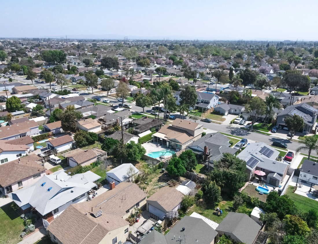 Noah Jigsaw Puzzle Aerial view of Lakewood middle class neighborhood, city in Los Angeles County, California, United States 1000 pieces
