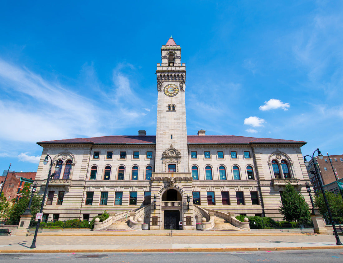 Noah Jigsaw Puzzle Worcester City Hall at 455 Main Street in downtown Worcester, Massachusetts MA, USA. Worcester is the second largest city in MA 1000 pieces