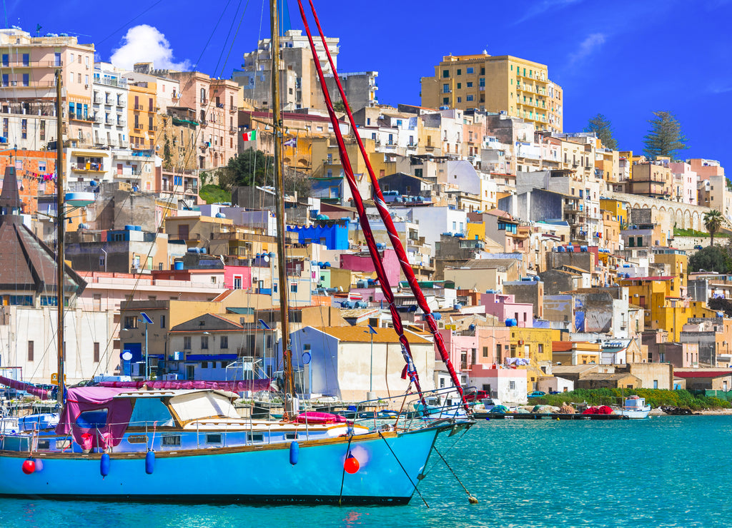 Sicily - beautiful coastal town of Sciacca in the south of the island. Italy