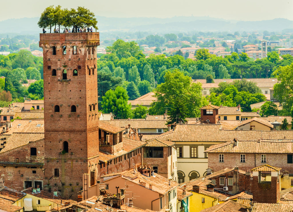 Lucca, medieval city - view from above