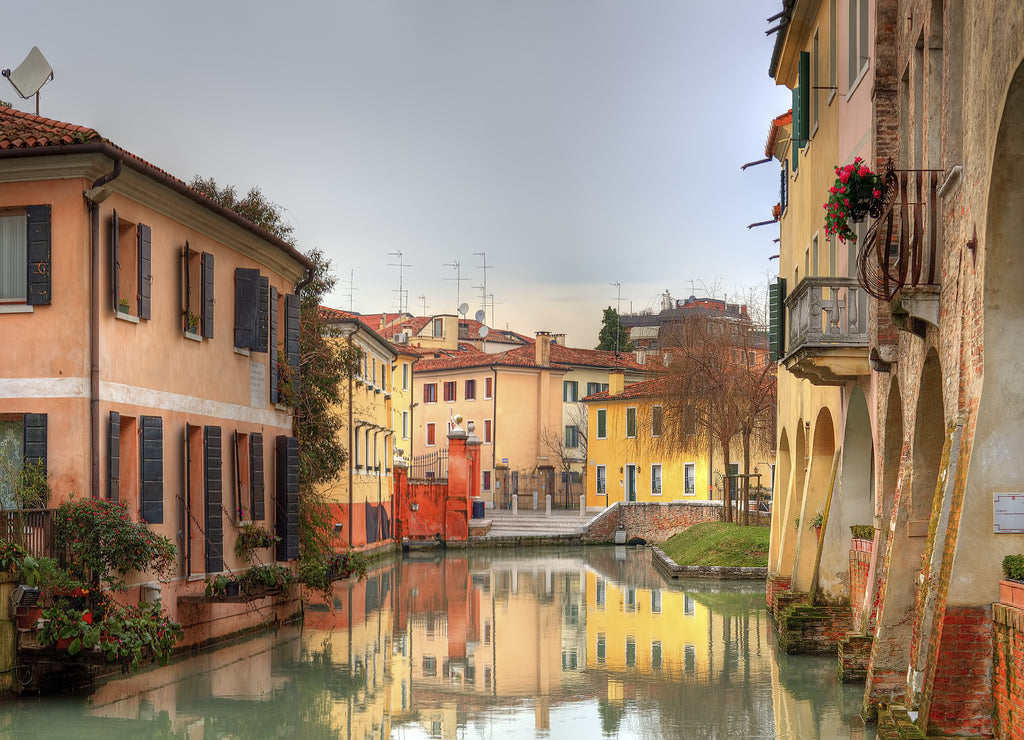 Treviso romantic cityscape Italy