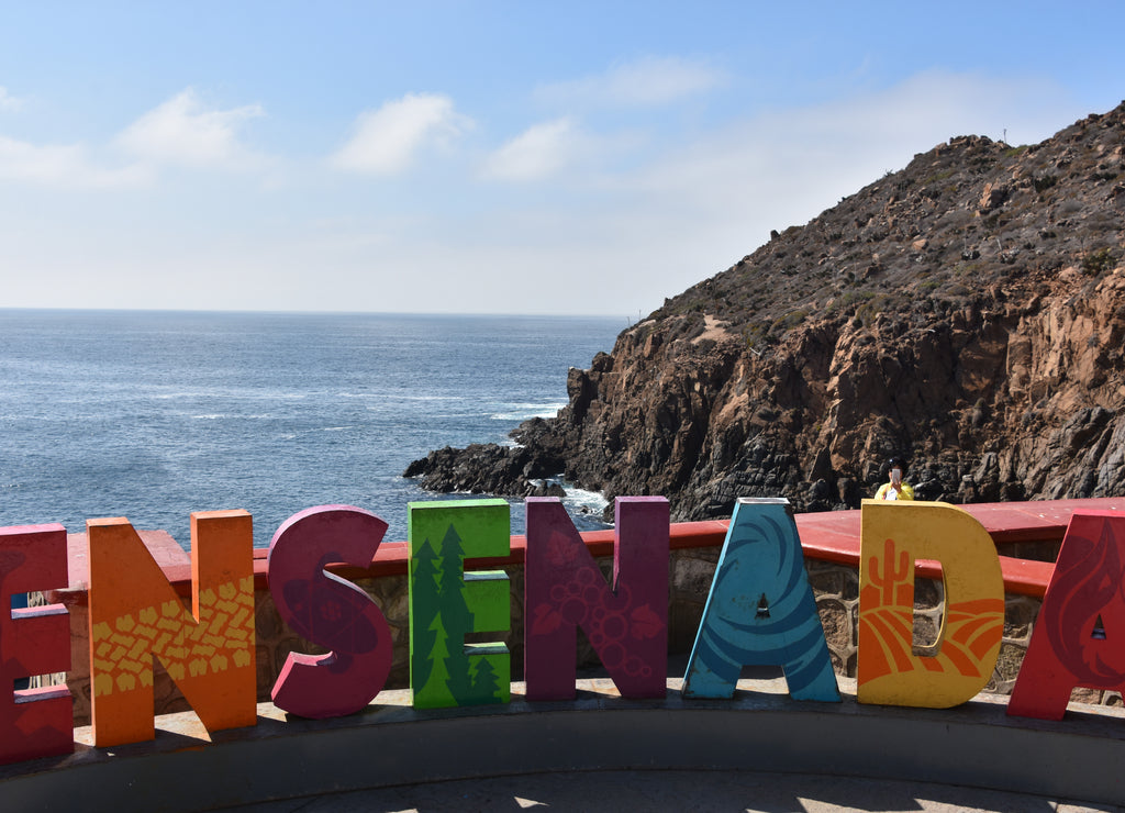 Ensenada sign in Mexico