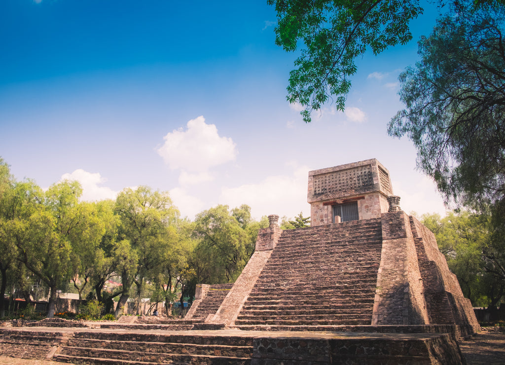 Pyramid of Santa Cecilia Acatitlan, Mexico