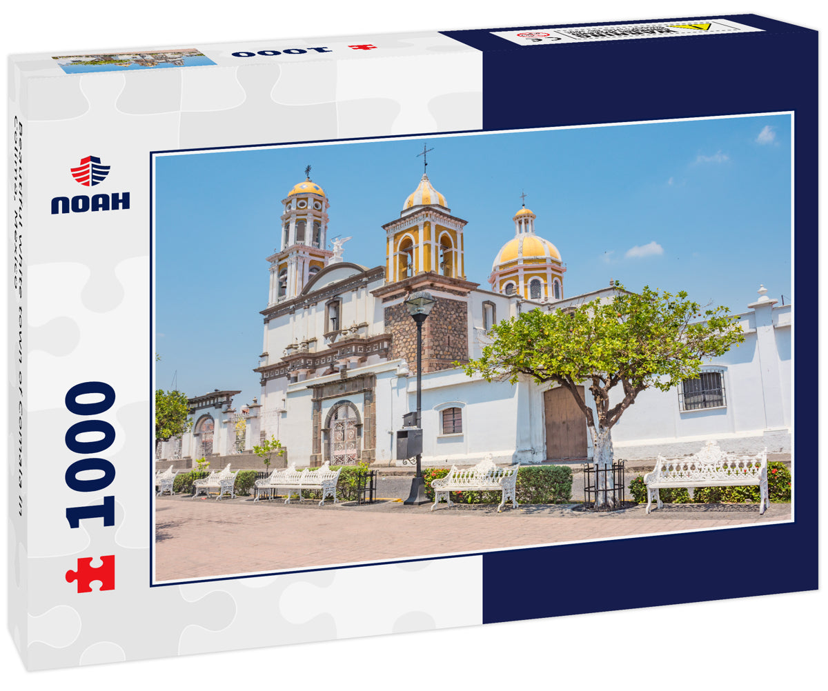Beautiful white town of Comala in Colima, Mexico