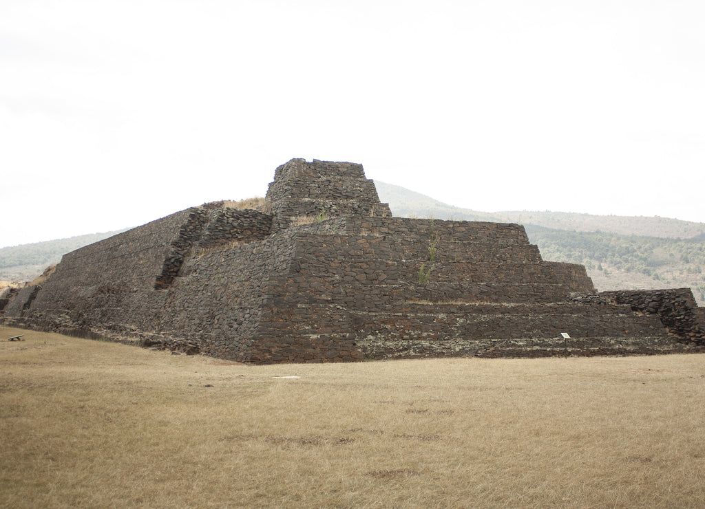 Relic pyramid in the zone of the place of the hummingbirds Mexico ancient architectural constructions dating back to 1325, used by ancestors for religious ceremonies