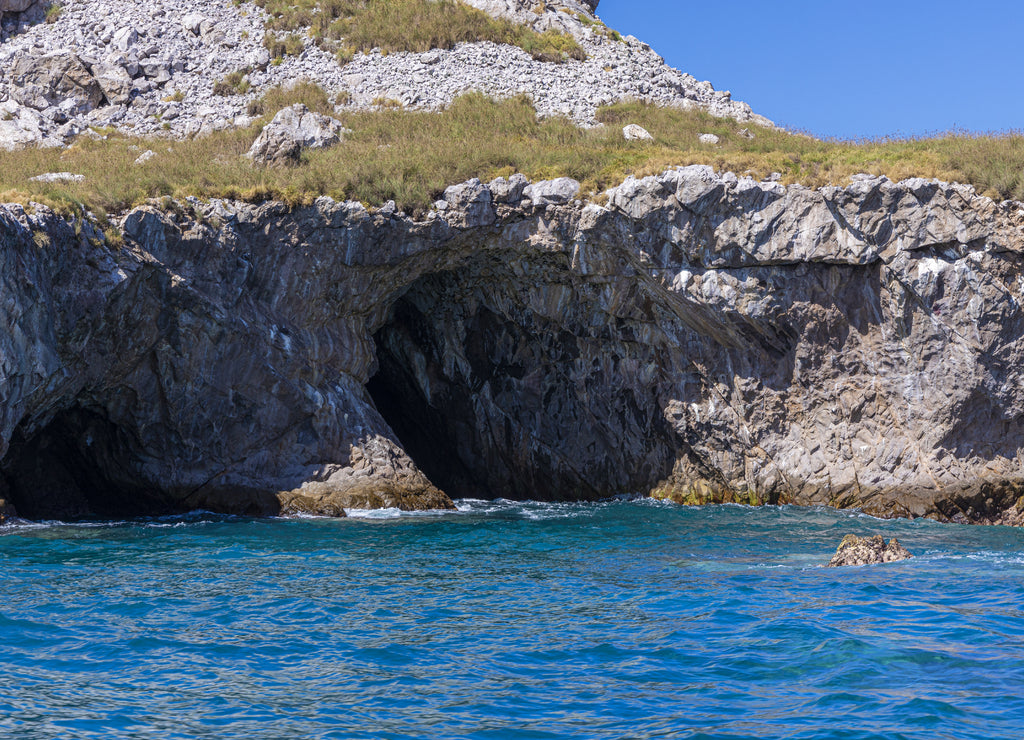 Pacific Ocean cave of the Marietas Islands, Mexico