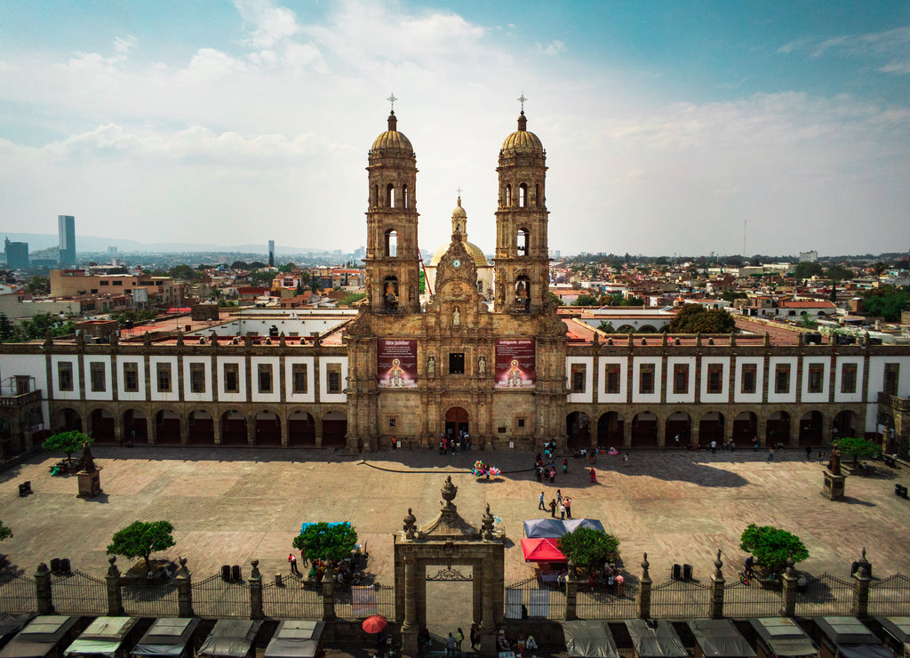 Basilica in the center of Zapopan, Jalisco, Mexico