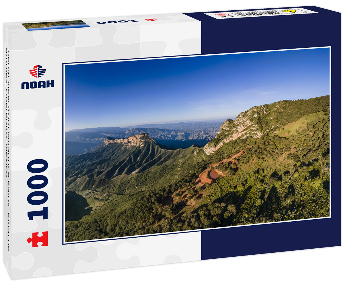 Aerial view from Mirador 4 Palos, Pinal de Amoles, Querétaro, Mexico