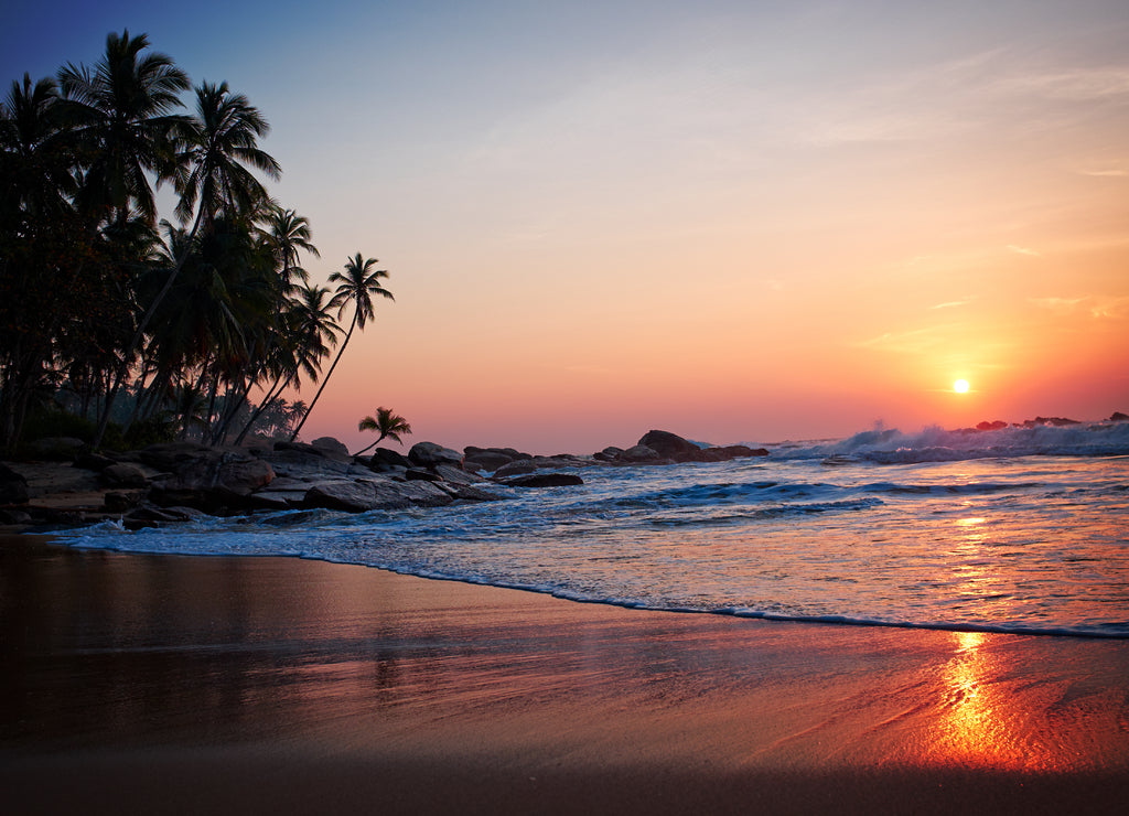 Tropical beach Maui Hawaii