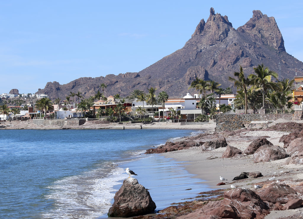 A view of Mount Tetakawi above San Carlos, Sonora, Mexico