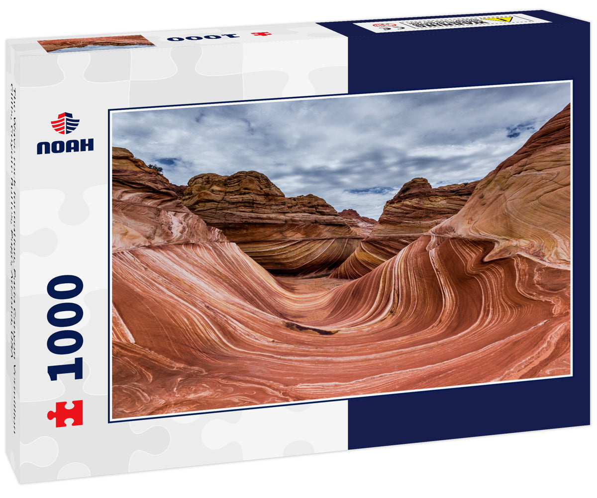 The Wave rock formation, Paria Canyon Vermillion Cliffs, Coyote Buttes, Page, Arizona, USA