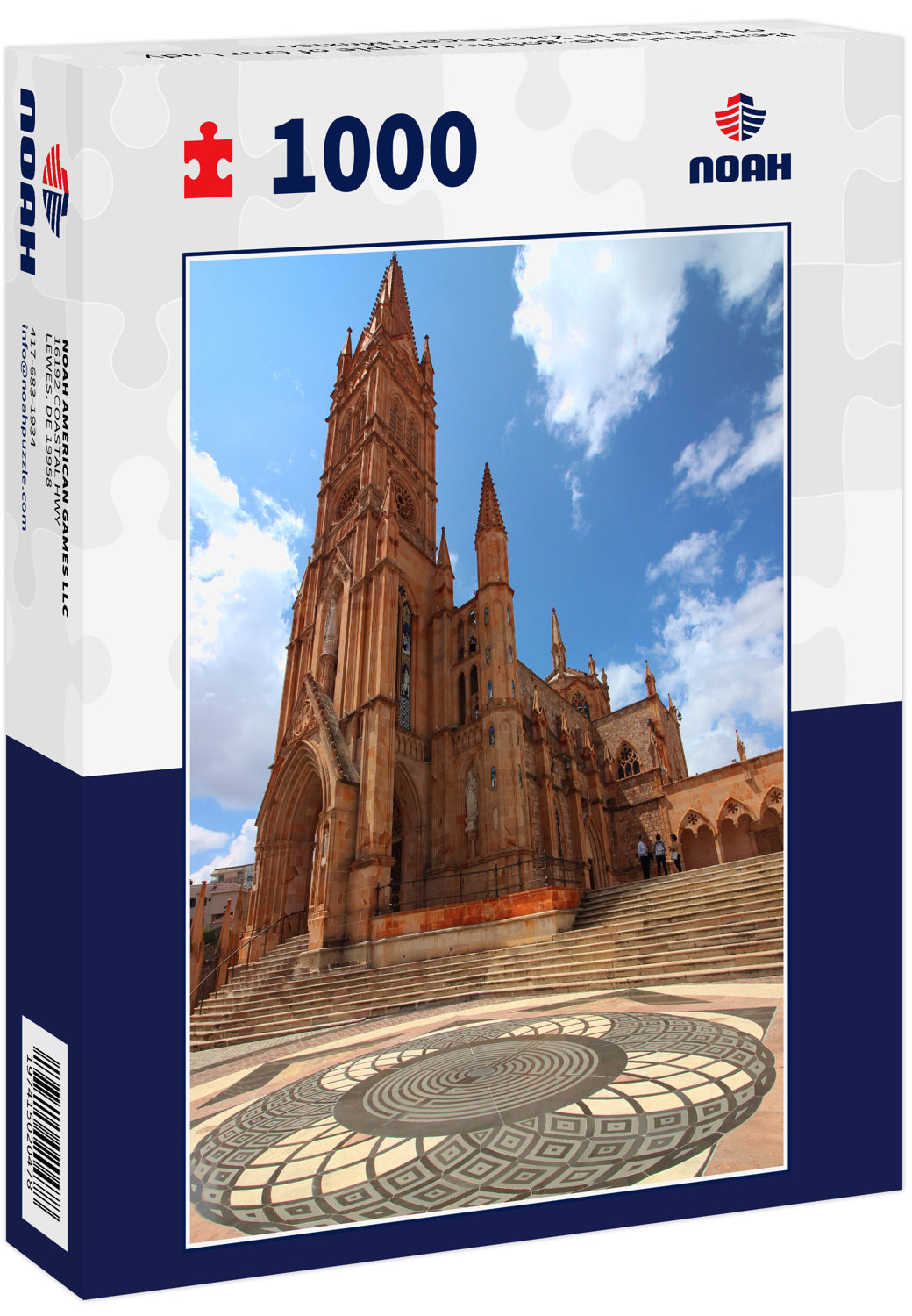 Beautiful neo-gothic temple of Our Lady of Fatima in Zacatecas, Mexico