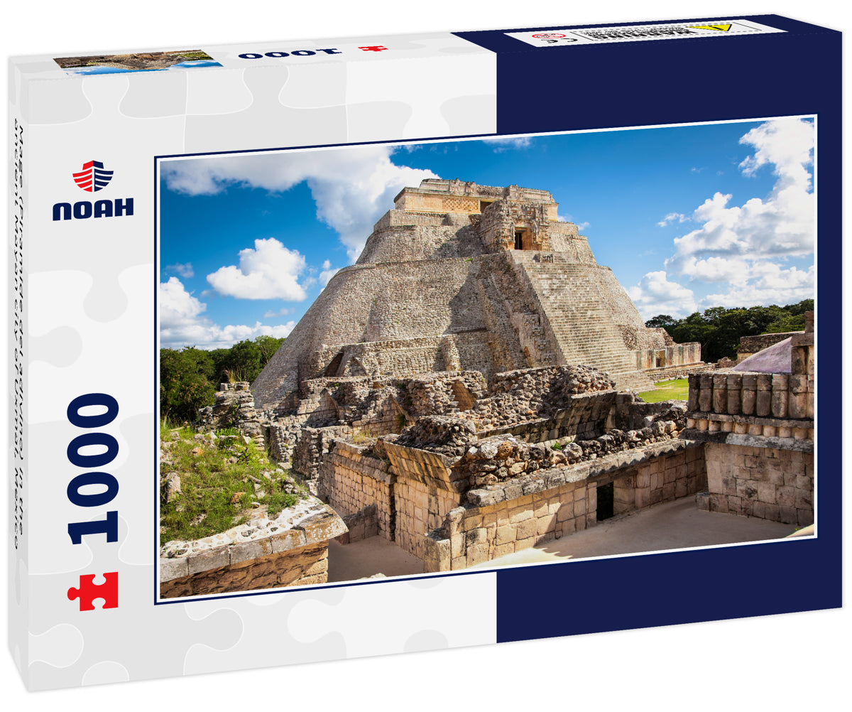 Mage (Piramide del adivino) in the ancient Mayan city of Uxmal, Mexico