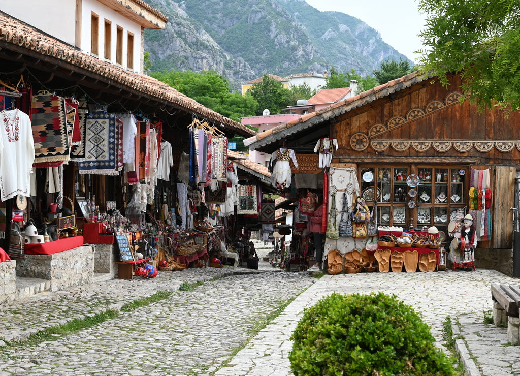 Alter Basar in Kruje / Kruja in Albanien