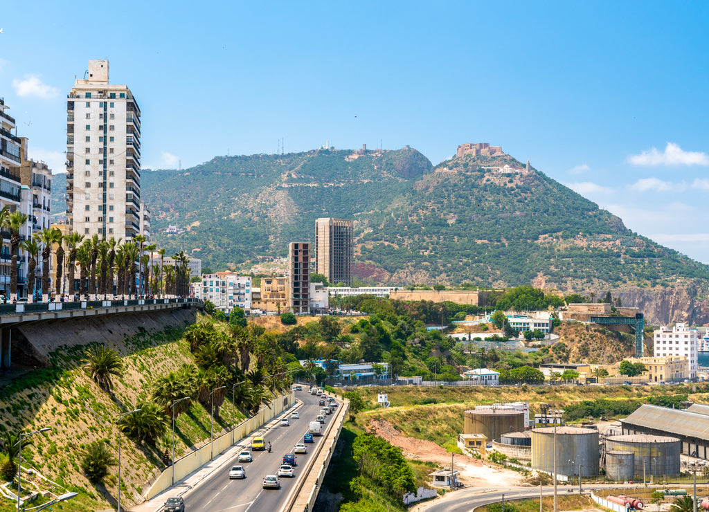 Seaside boulevard in Oran, a major Algerian city