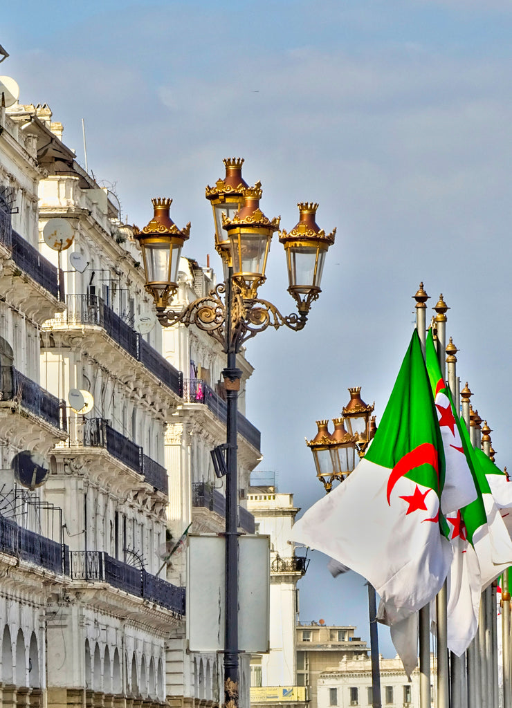 Algiers colonial architecture, Algeria, HDR Image