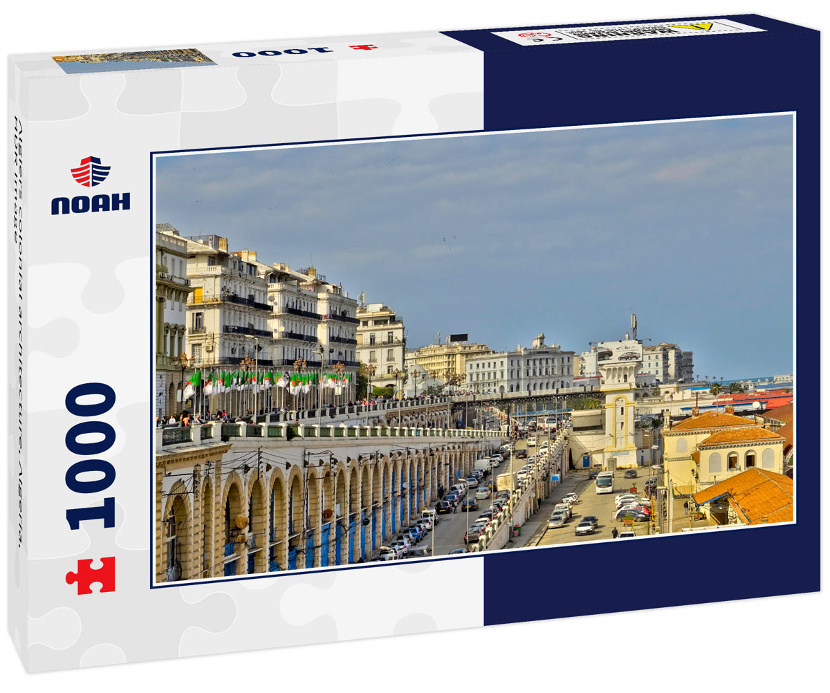 Algiers colonial architecture, Algeria, HDR Image