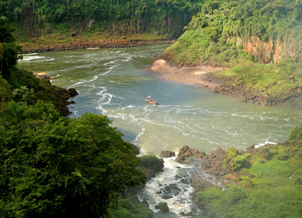 Iguazu River Cruise for Adventure Activity at Argentinian side Iguazu Falls, Puerto Iguazu, Argentina