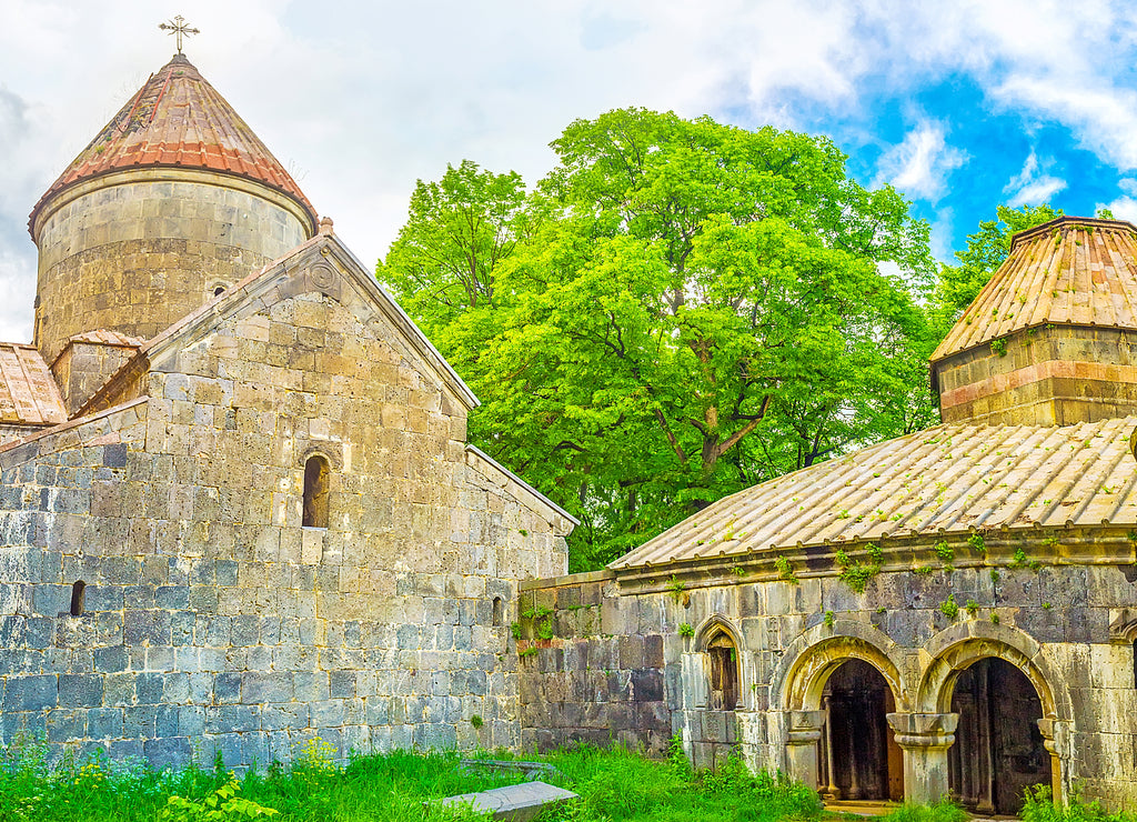 The Sanahin Monastery in mountains of Alaverdi, Armenia
