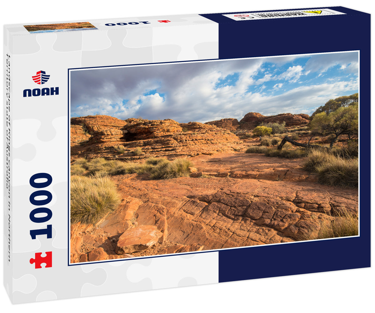 Landscape of Kings canyon in Northern Territory state of Australia