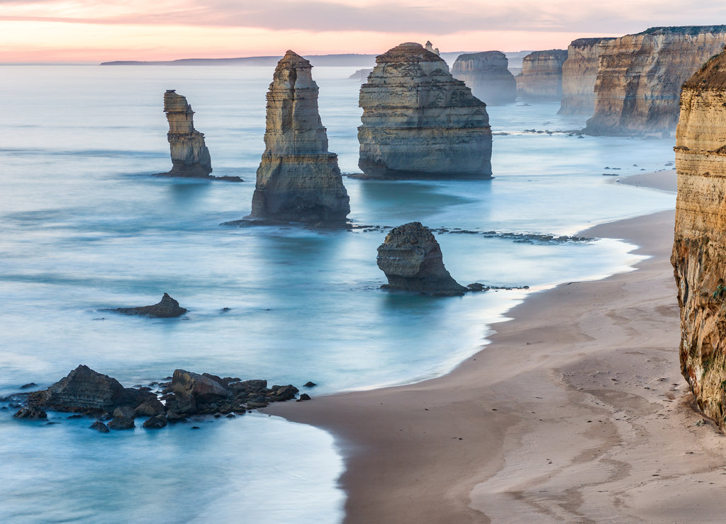 Magnificence of Twelve Apostles Rocks at sunrise - Great Ocrean