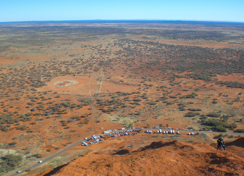 View at the Outback from Uluru (Ayers Rock) Uluru-Kata Tjuta National Park Northern Territory Australia