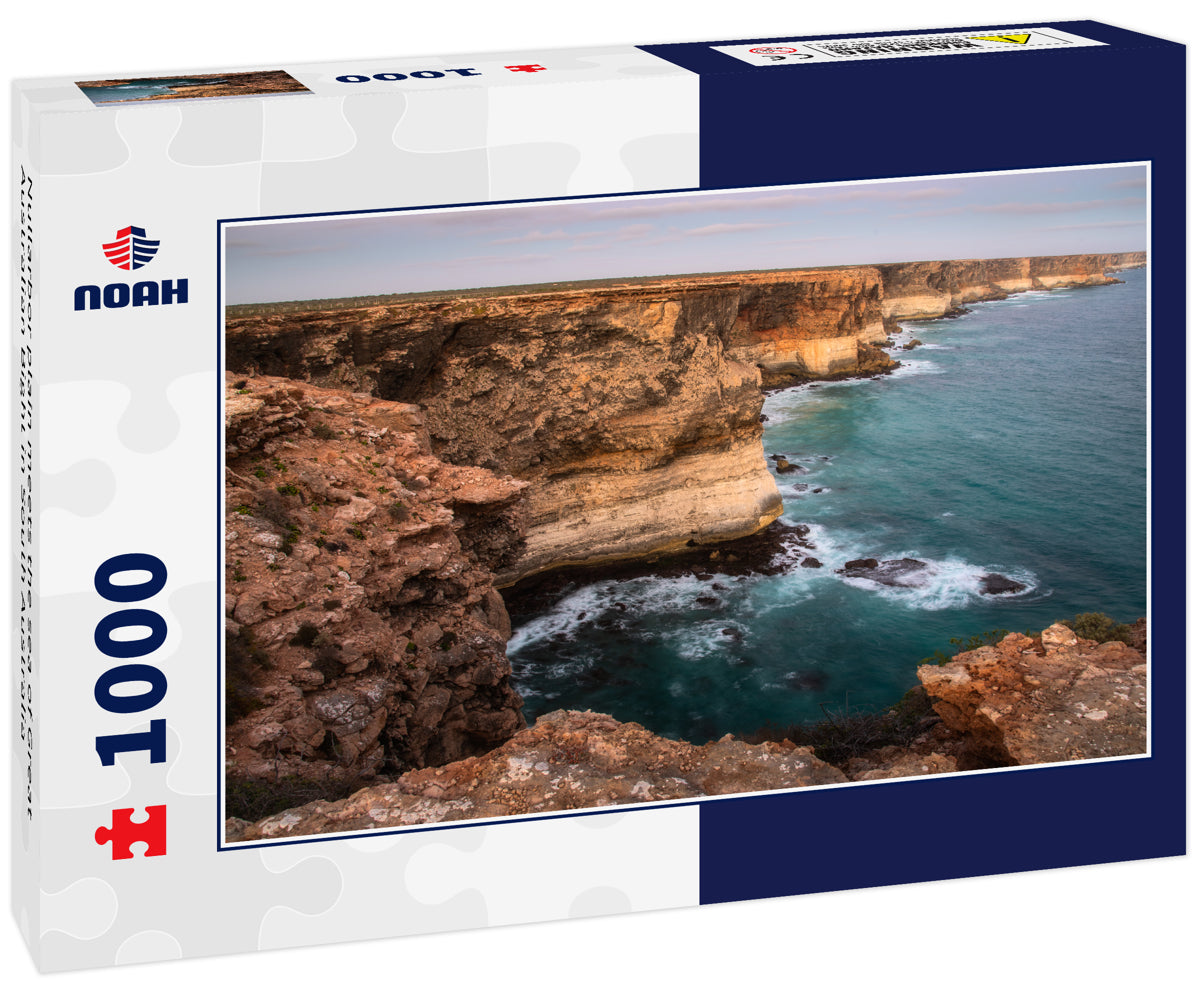 Nullarbor plain meets the sea of Great Australian Bight in South Australia