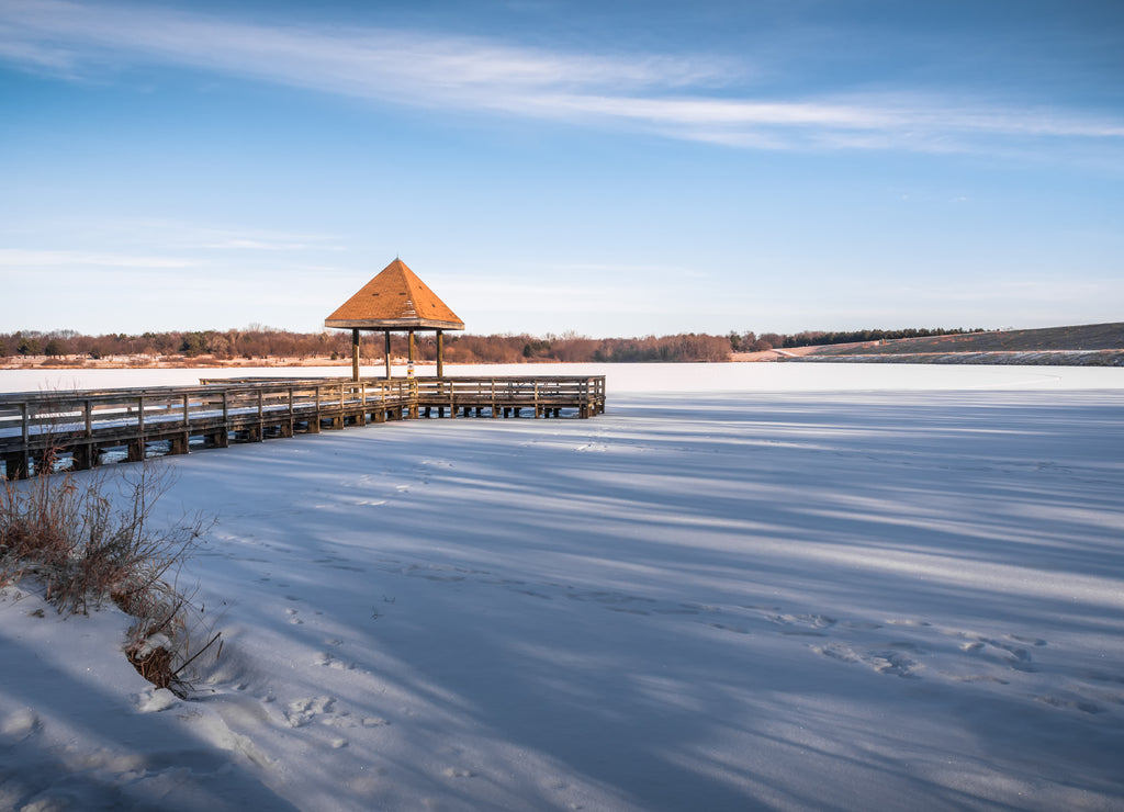 The Pier at Lake Zorinsky, Omaha Nebraska