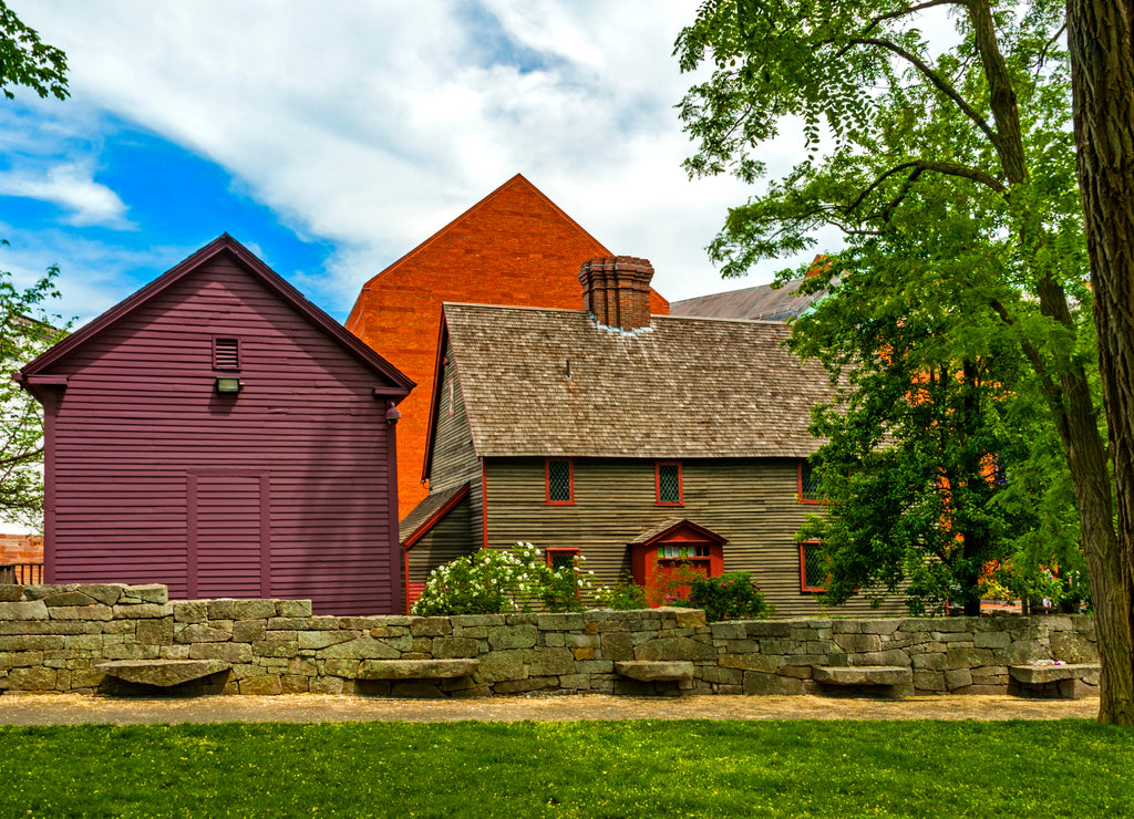 The Salem Witch Trials Memorial, a memorial in Salem, Massachusetts, was built for the 300th anniversary of the Salem Witch Trials