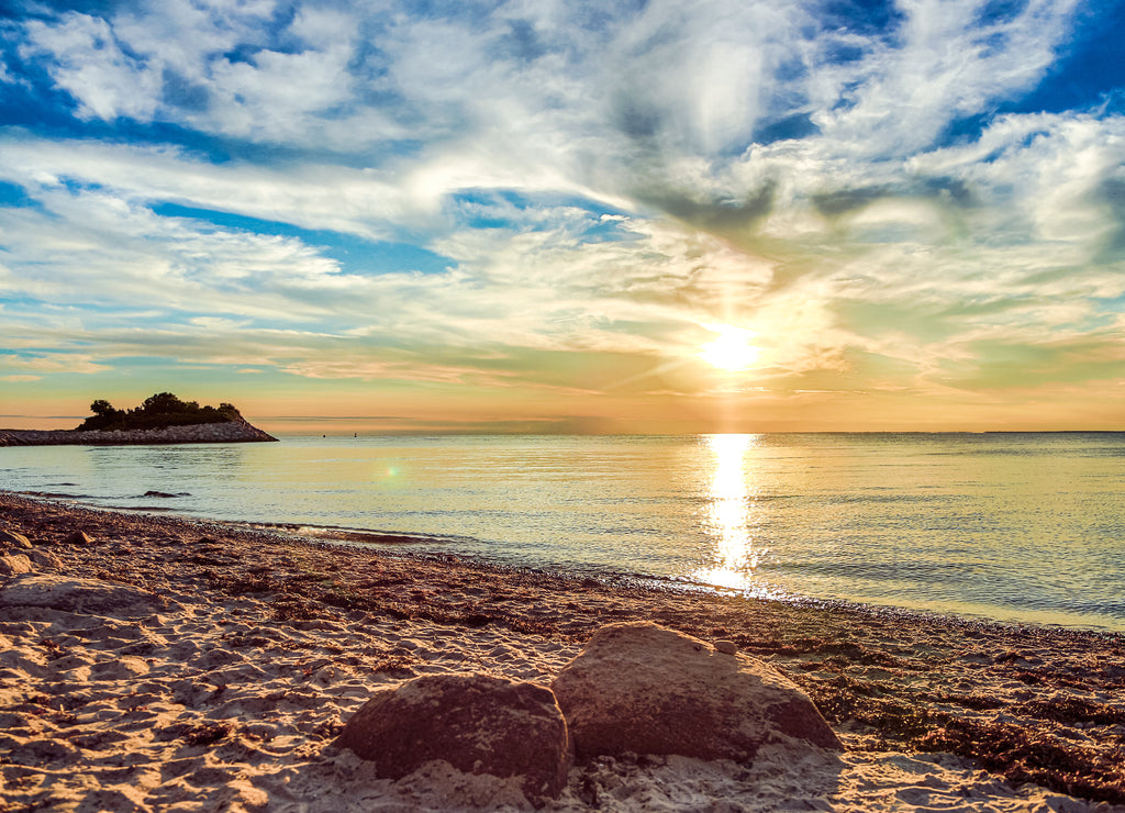 Sunset at The Knob in Falmouth on Cape Cod Massachusetts
