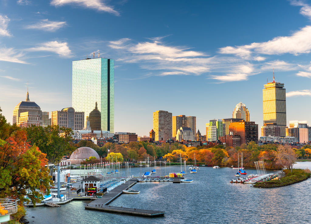 Charles River skyline, Boston Massachusetts