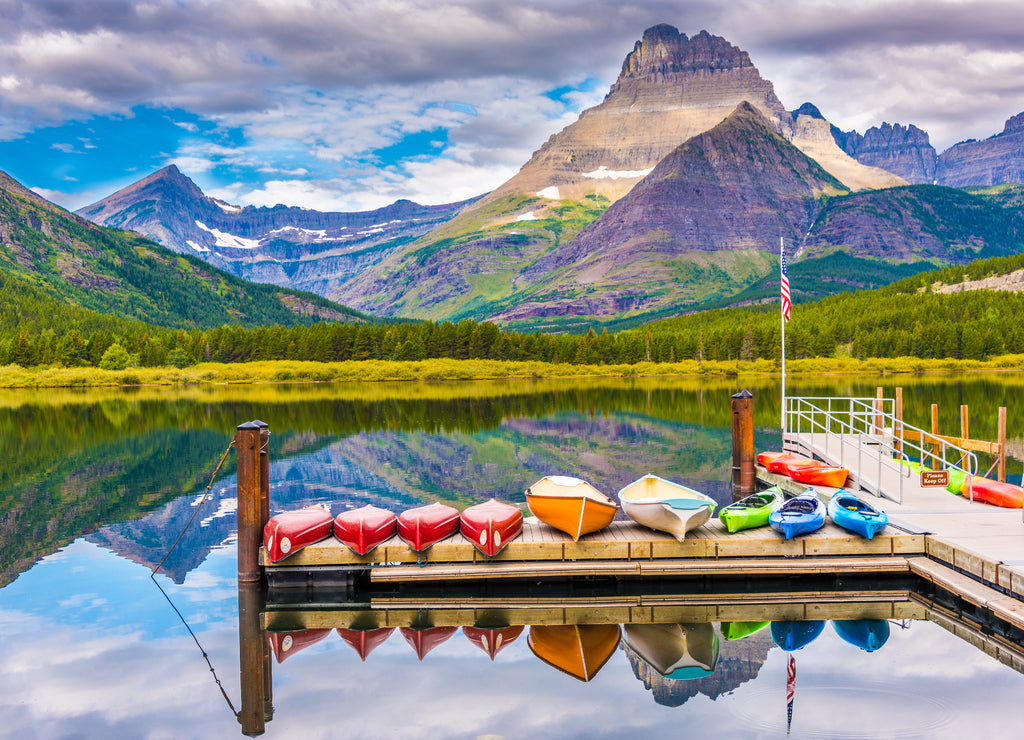 Swiftcurrent Lake, Glacier National Park, Montana