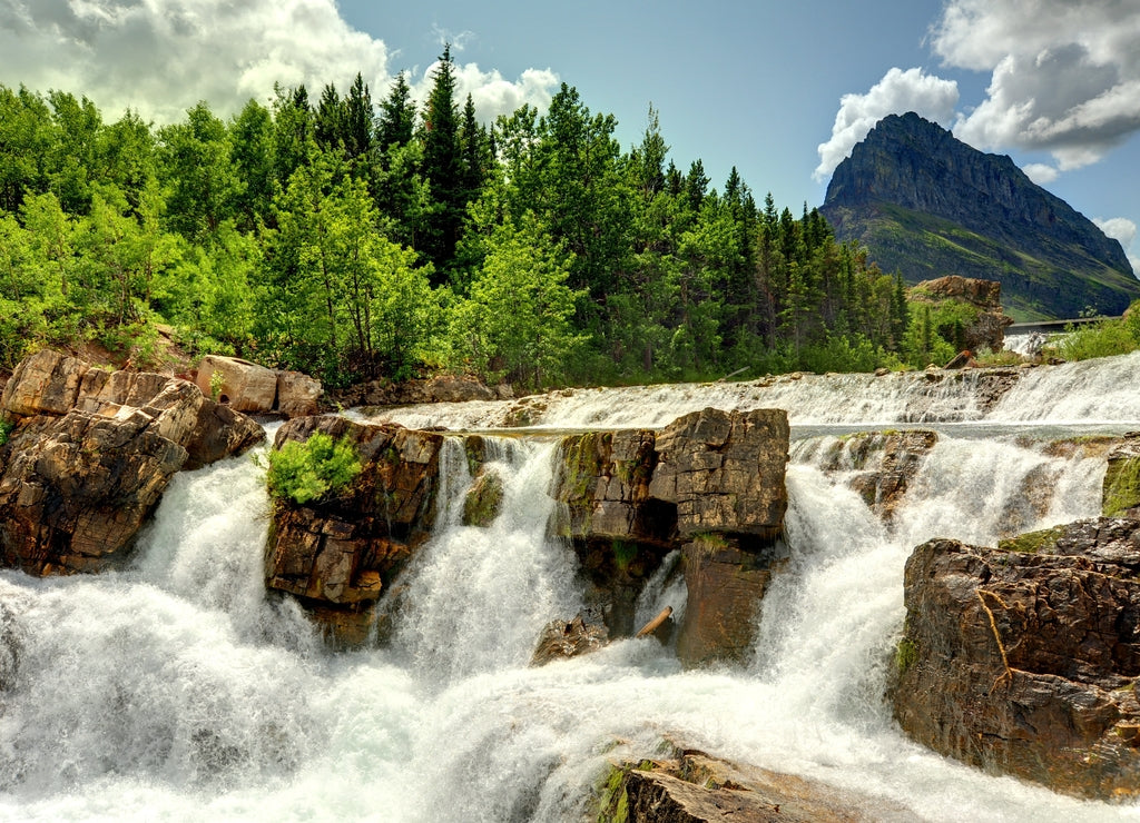 Montana Swiftcurrent Falls