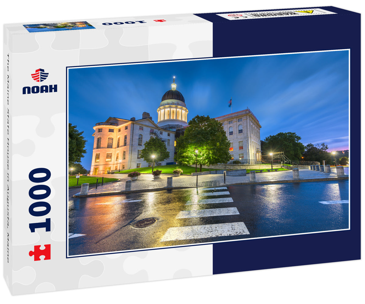 The Maine State House in Augusta, Maine