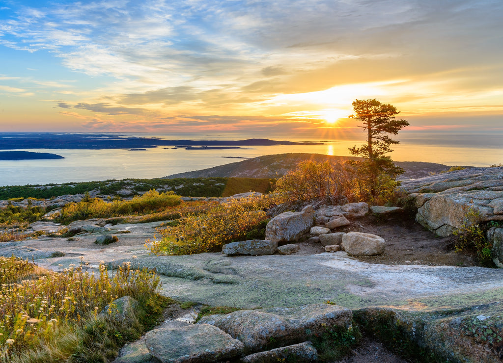 Sunrise at Cadillac Mountain, Maine