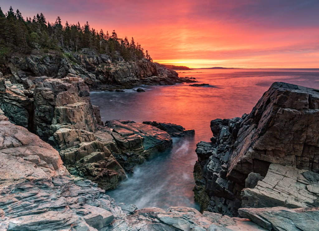 Sunrise in Acadia National Park, Maine
