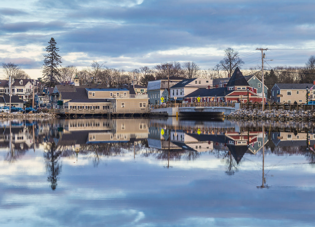 Village reflection, Kennebunkport Maine